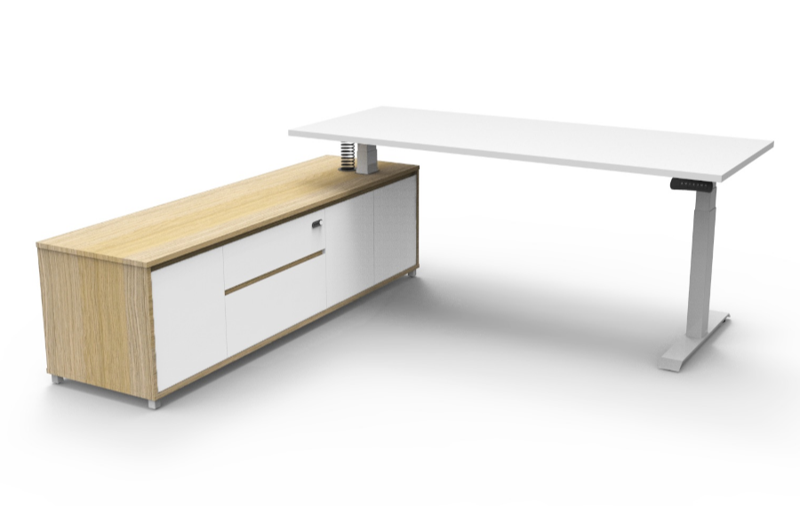 Boost+ Executive Desk 189 - Left Hand Side Configuration 